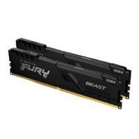 KIT MEMORIA KINGSTON FURY BEAST BLACK XMP/  DDR4 /16GB (2X8GB) / 3200MT/S / DIMM / CL16  (KF432C16BBK2/16) KF432C16BBK2/16