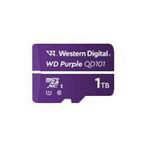 MEMORIA WD PURPLE SC QD101 MICRO SDXC 1TB VIDEOVIGILANCIA 24/7 CLASE 10 U1 LECT 50MB/S ESC 40MB/S WDD100T1P0C WDD100T1P0C