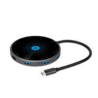 DOCKING USB, MANHATTAN,166560,-C  8 PTOS, HDMI, USB-C PD,3XUSB-A,CARGA INALAMBRICA 166560