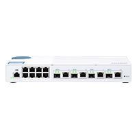 SWITCH QNAP QSW-M408-4C SWITCH ADMINISTRADO WEB DE CAPA 2 DE 10 GBE DE NIVEL BÁSICO PARA IMPLEMENTACIÓN DE REDES SMB QSW-M408-4C