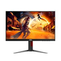 MONITOR GAMER AOC 24G4 / PANEL IPS / 23.8 PULGADAS / HDMI / DISPLAYPORT / ASPECTO 169 / TR 1 MS / ADAPTIVE SYNC / 180 HZ / RESOLUCION 1920 X 1080 / BRILLO 300 CD/M2 / VESA 100X100 MM/ NEGRO Y ROJO 24G4