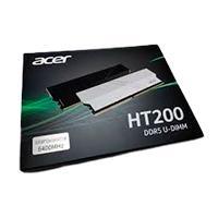MEMORIA ACER HT200 UDIMM DDR5 64GB (2X32GB) 6000 MHZ PC/GAMING COLOR NEGRO (BL.9BWWA.57) BL.9BWWA.457