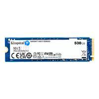 UNIDAD DE ESTADO SOLIDO INTERNO 500GB KINGSTON SNV3S NV3 M.2 2280 NVME PCIE GEN 4X4 LECT. 5000 ESCRIT. 3000 MBS PC LAPTOP MINI PC SNV3S/500G SNV3S/500G