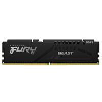 MEMORIA KINGSTON DIMM DDR5 32GB 5200MHZ FURY BEAST BLACK EXPO CL36 288PIN 1.25V C/DISIPADOR DE CALOR P/PC/GAMER/ALTO RENDIMIENTO KF552C36BBE-32 KF552C36BBE-32
