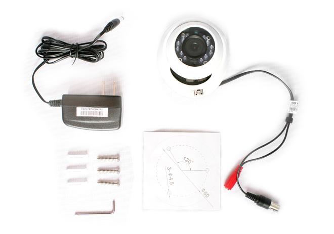 Mini Domo Antivandalismo IR Día y Noche Real con Filtro ICR para Bajas Temperaturas Alta Resolución 720 TVL, WDR