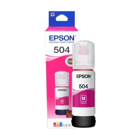 CARTUCHO EPSON MODELO T504 MAGENTA, PARA L4150, L4160, TINTA DYE T504320-AL