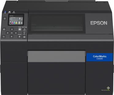 IMPRESORA DE ETIQUETAS EPSON COLORWORKS CW-C6500AU, USB, ETHERNET, CORTADOR AUTOMATICO C31CH77101