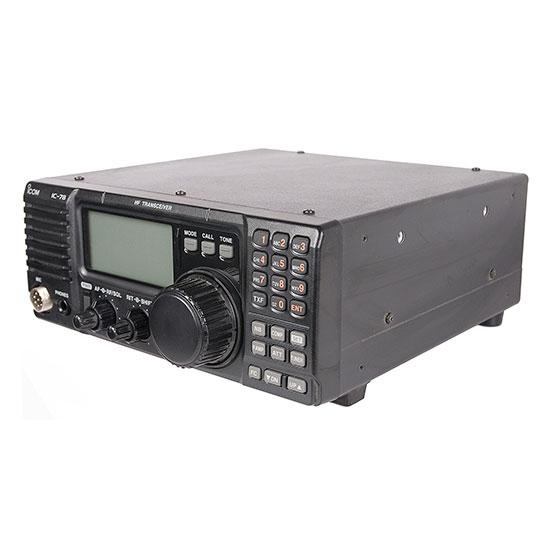 Radio base Icom IC-78 HF para Radioaficionados, 100W (SSB,CW,RTTy) 40W(AM), modos de operación USB,LSB,CW,RTTy, (FSK) y AM, 99 canales