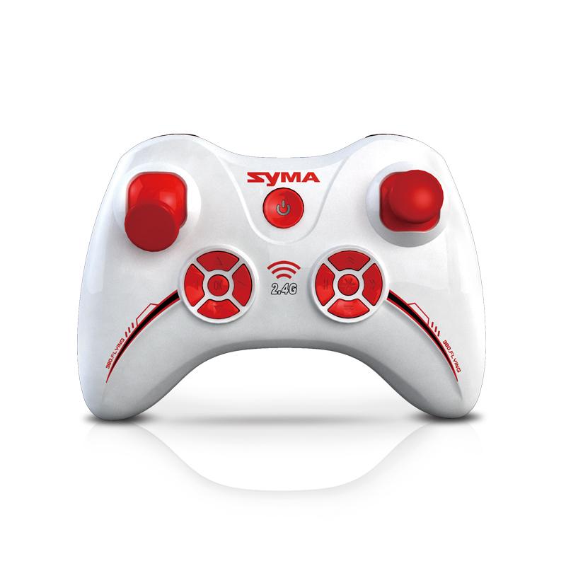 Drone Syma X11 Cuadrupedo con pila recargable, Color Rojo