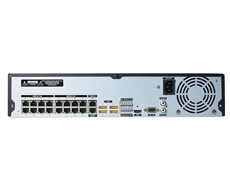 NVR de grabación, visualización y transmisión Full HD 32 canales con Switch PoE de 16 puertos con alta capacidad de almacenamiento DR6232PSS