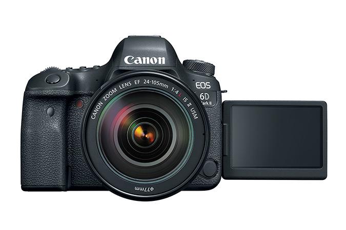 Cámara Canon EOS 6D Mark II Full Feame, con lente EF 24-105mm F/4L IS II USM, 26.2 MP, Full HD, 45 AF, Digic 7, GPS, Wifi, Pantalla Touch