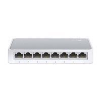 Switch TP-Link Fast Ethernet TL-SF1008D, 10/100Mbps, 1.6Gbit/s, 8 Puertos, 1000 Entradas – No Administrable