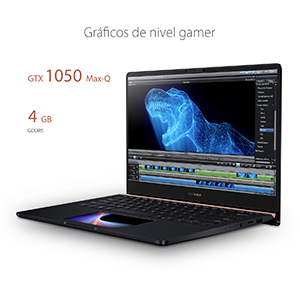 ZENBOOKPRO ASUS,  Mod. UX480FD-BE010R,  14" CI7-8565U 16GB/5 W10PRO TPM GTX4GB 