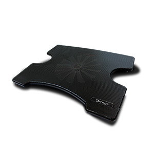 BASE ENFRIADORA C/UN HUB USB ME TALICA CP-102 VORAGO NEGRO . AC-364585-4