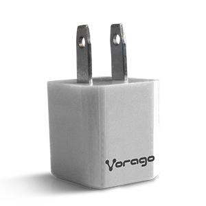 CARGADOR PARA PARED VORAGO AU 105 BLANCO CON 1 PUERTO USB BLISTER AU-105-WH