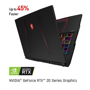 Laptop MSI Gamer GE75 8S F-278MX - 17.3" - Intel Core I7-8750H - 16GB - 1TB HDD + 256GB SSD - Nvidia RTX 2070 8GB - Windows 10 Home