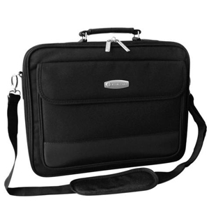 MALETIN TECHZONE DE 15.4" COLOR NEGRO, CON MARCO PROTECTOR TZEST01N