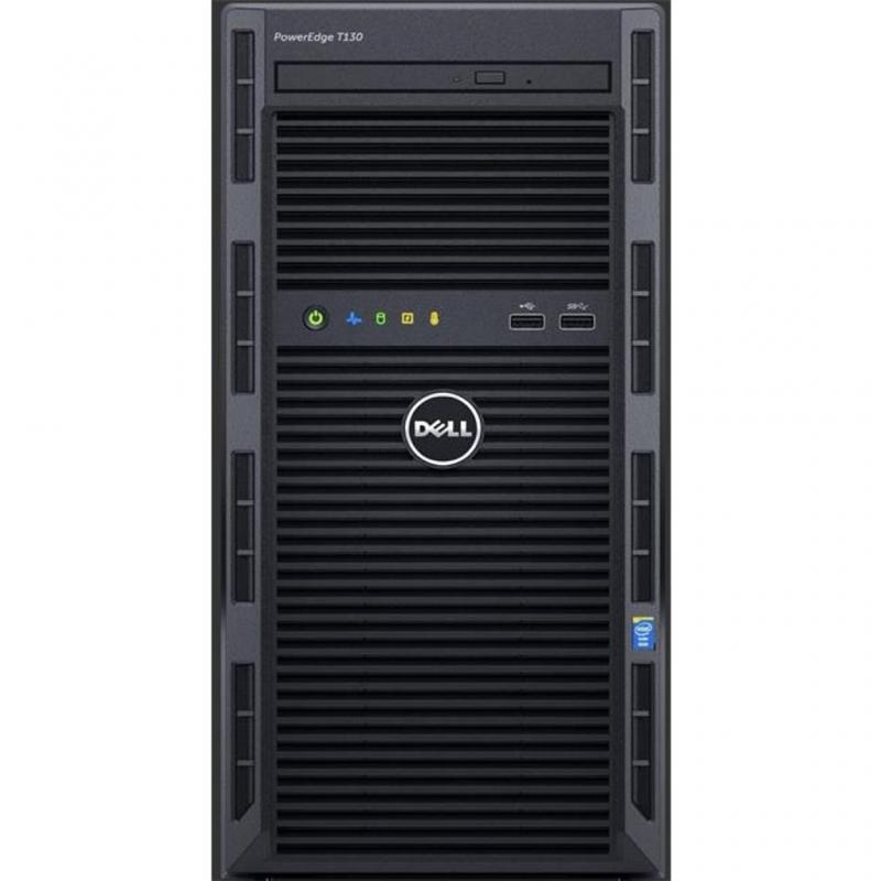 Servidor DELL Poweredge T130 Procesador Xeon E3-1225V6 3.3GHZ, Memoria 1X8GB, Disco Duro 1TB, Sin Sistema, T131E30811T1Q3182