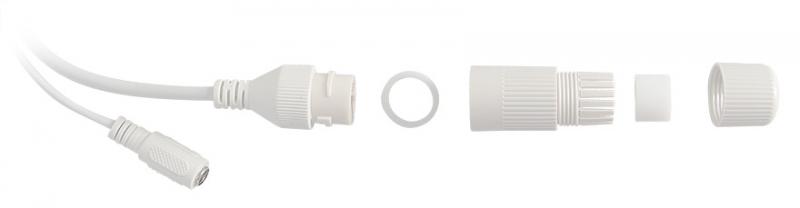 Cámara IP tipo mini domo 1.3 megapixeles WiFi con IR(30m) día/noche real, DWDR, 3D-DNR, ONVIF, para exterior DS-2CD2110F-IW