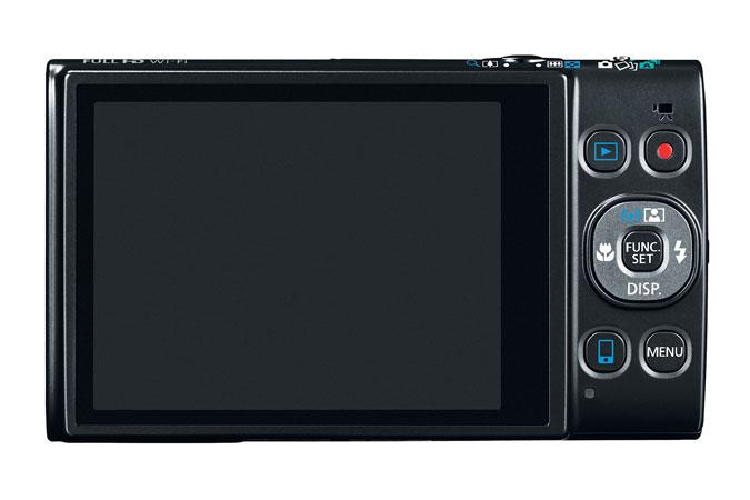 Cámara Canon PowerShot ELPH 350 IS, 20 mpx, 12x Óptico, 3" LCD, Flash, Batería Recargable, Video FullHD, WiFi, Color Negro