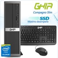 GHIA COMPAGNO SLIM CELERON QUAD CORE N3150 1.6-2.08 GHZ/4GB/SSD 32GB/LM/SFF-N/W10 HOME L INTEL CELER