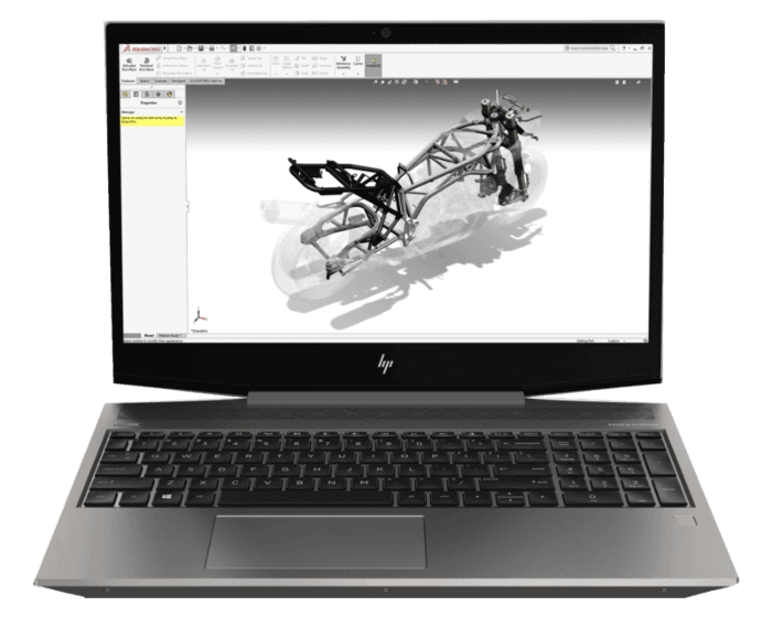 Laptop HP Workstation ZBook 15V G5 4ZB28LA#ABM - 15.6" FHD - Intel Core I7-8750H 2.20GHz - 8GB - 1TB HDD - NVidia Quadro P600 4GB - Windows 10 Pro