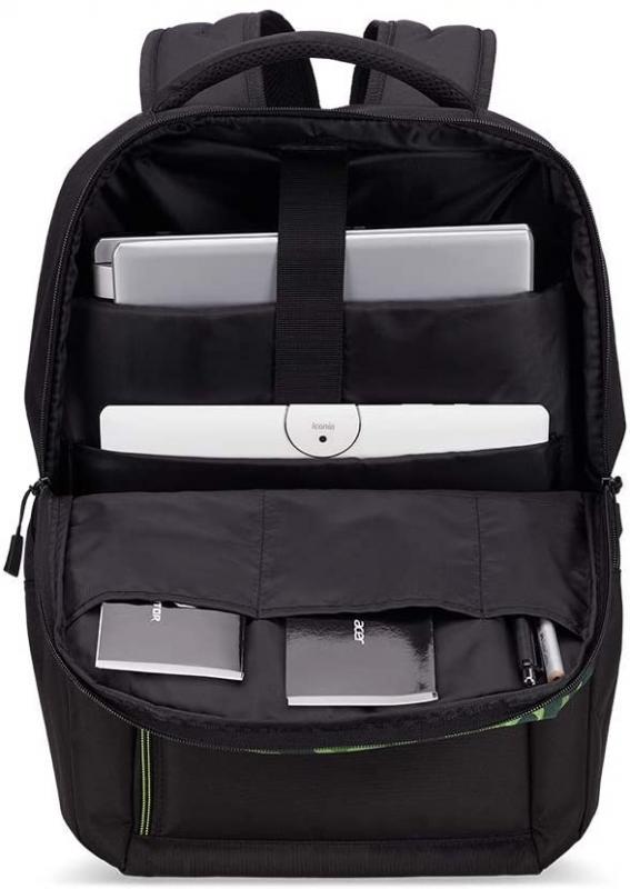 Mochila para Laptop Acer NP.BAG1A.268 de 15.6" Negra con adornos de Camuflaje