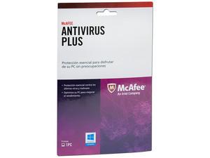 Mcafee Antivirus Plus 1pc Tarjeta de Activación