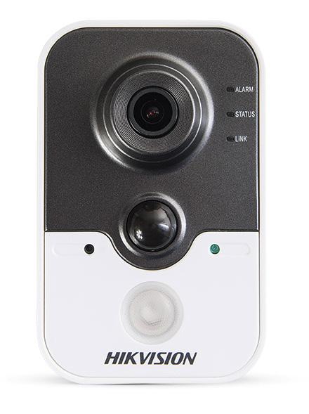Camara cubo IP, WiFi, para interior, 2 MP, scan progresivo, IR 10m, incluye PIR para detección de movimiento DS2CD2420FIW
