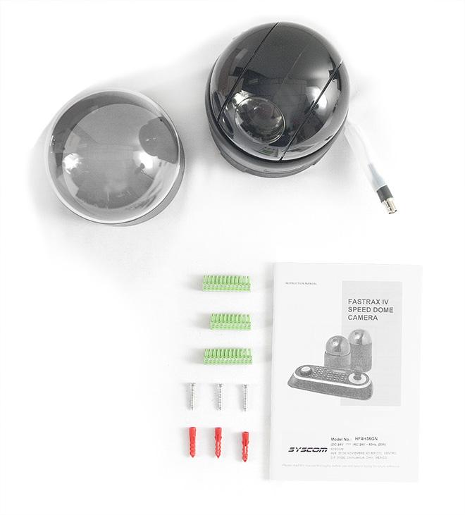 Domo Syscom HF4H36GN PTZ 36X, 650TVL, día/noche real, con video análisis, auto seguimiento (autotracking)