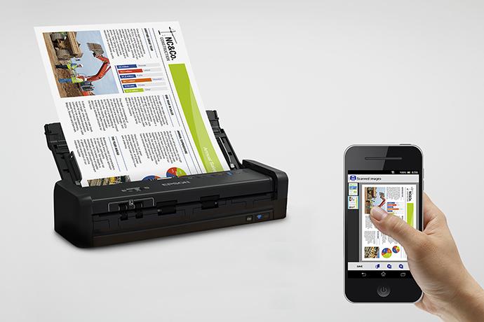 Epson WorkForce ES-300W ADF scanner 600 x 600DPI A4 Negro