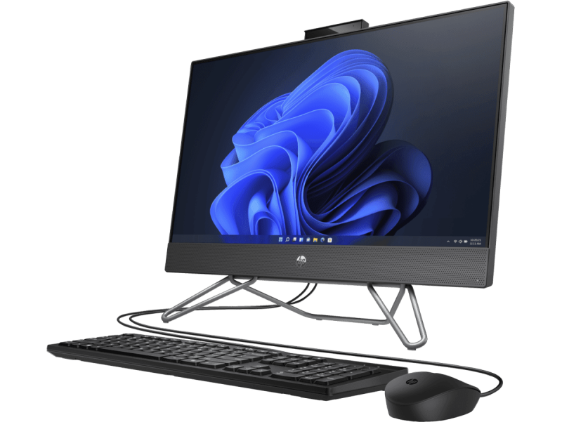 All in One HP 205 G8 23.8" AMD R3 3250C Disco duro 512 GB SSD Ram 8 GB Windows 10 Pro Color Negro