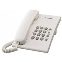 TELEFONO PANASONIC KX-TS500 ALAMBRICO BASICO UNILINEA SIN MEMORIAS (BLANCO) KX-TS500MEW