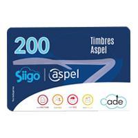 ASPEL 200 TIMBRES (PARA FACTURE, CAJA, SAE O NOI) (FISICO) FACTE/200