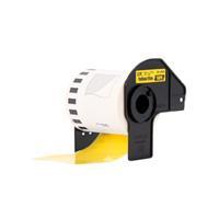 ROLLO DE CINTA  BROTHER DK2606 AMARILLA PLASTICA CONTINUA  DE 62MM X 15.2 MTS DK2606