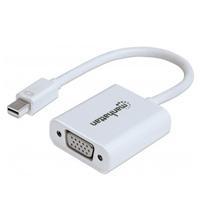 ADAPTADOR MANHATTAN MINI - DISPLAY PORT V 1.2  MACHO A VGA HEMBRA 151382