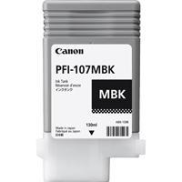 TANQUE DE TINTA CANON NEGRO MATE PFI-107 MBK 130 ML PIGMENTADA COMPATIBLE CON 680/685/780/785 6704B001AA