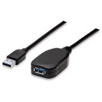 CABLE DE EXTENSION ACTIVA MANHATTAN  USB DE SUPER VELOCIDAD  3.0 AMACHO/A HEMBRA 5M 150712