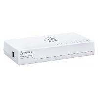 SWITCH MANHATTAN DE 8 PTOS. PLáSTICO  10/100 MBPS PARA ESCRITORIO COLO BLANCO CON LEDS INDICADORES DE ACTIVIDAD 560689
