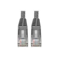 CABLE PATCH TRIPP-LITE (N201-003-GY) MOLDEADO SNAGLESS CAT6 GIGABIT (RJ45 M/M) - GRIS, DE 0.91 M [3 PIES].GARANTIA POR 10 AÑOS N201-003-GY