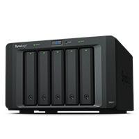 UNIDAD DE EXPANSION SYNOLOGY DX517  5 BAHIAS, 3.5 Y 2.5 SATA HDD/SATA 2.5 SSD/HASTA 50TB/HOT-SWAP DX517