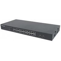 SWITCH DE 24 PUERTOS GIGABIT ETHERNET CON 2 PUERTOS SFP 561044