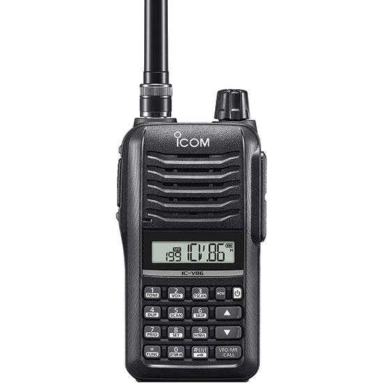 Radio portable ICOM ICV86, VHF, 136-174MHZ, 7.0W, 207 canales, DTMF