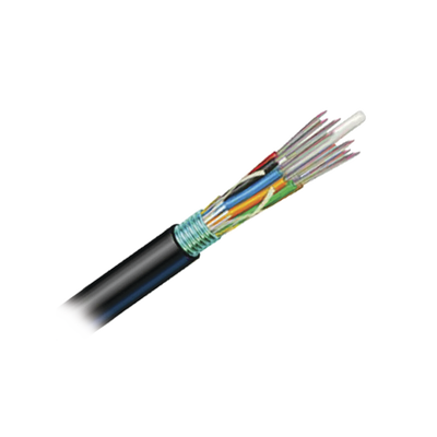 Cable de Fibra Óptica de 12 hilos, OSP (Planta Externa), No Armada, Gel, MDPE (Polietileno de media densidad), Monomodo OS2, 1 Metro 9PE8C012G-E201A