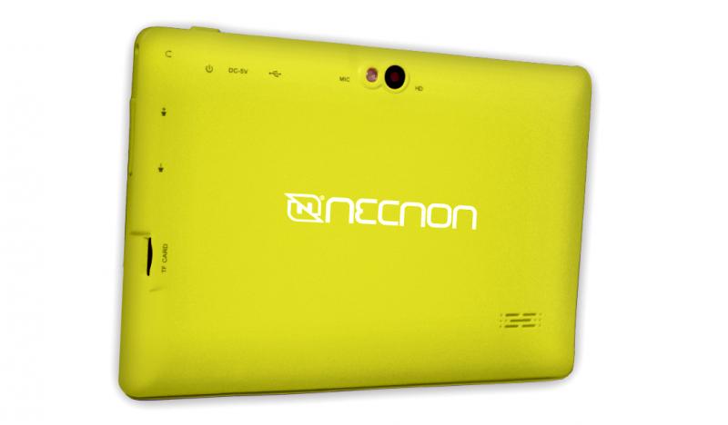 Tablet Necnon M002C-2, 7" Quad core, 512Mb DDR3, Bluetooth, Android 4.4, Flash 8Gb, Amarillo
