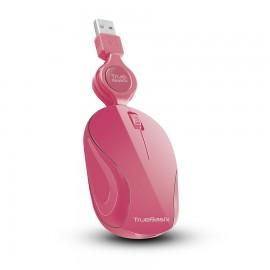 MOUSE ACTECK OPTICO RETRACTIL USB CORAL TRUE BASIX 1000 DPI