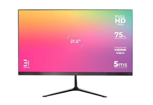 AC-933858 Monitor ACTECK 21.5 LED CAPTIVE VIVID SP215 HDMI VGA plano 75HZ negro