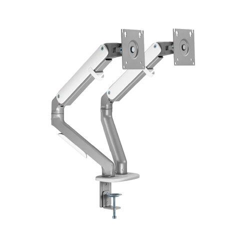 SOPORTE ACTECK ENFORCE  MOTION SM626 /17 PULG - 32 PULG / SOPRTA HASTA 9 KG POR BRAZO / ROTACION AJUSTABLE /  COMPATIBILIDAD VESA / INCLINACION Y GIRO  AJUSTABLE / AC-936552 AC-936552