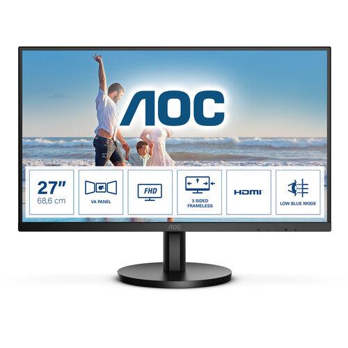 27B3HM Monitor AOC 27B3HM 27 FDH IPS  1920*1080 HDMI/ VGA VESA negro