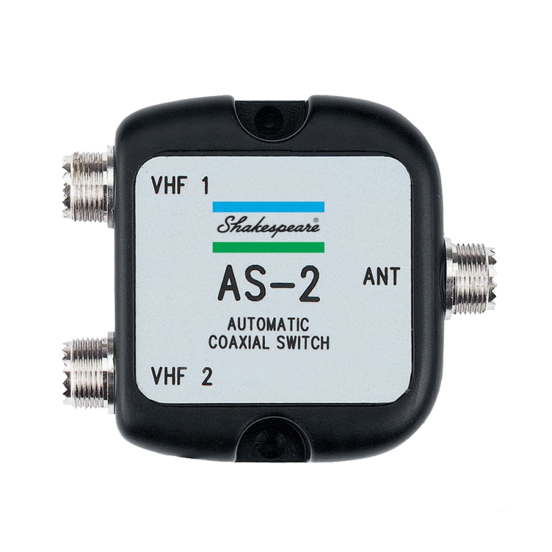 SWITCH AUTOMÁTICO SHAKESPEARE AS-2, para 2 radio bases y una antena.